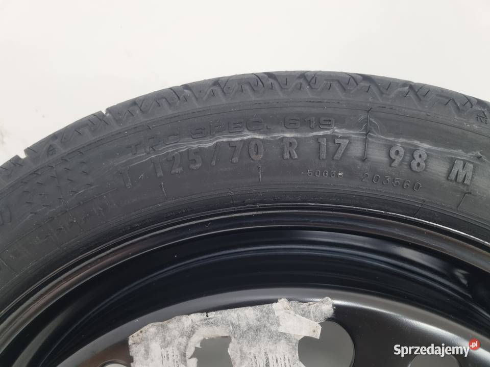KOŁO DOJAZDOWE Opel Insignia A 12570 R17 5x120 Chełm
