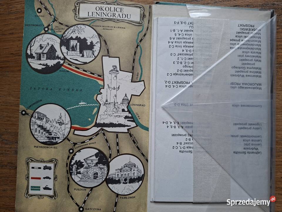 3 dni w Leningradzie przewodnik Rok wydania 1978 Mapy i przewodniki małopolskie Kraków