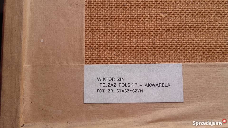 WIKTO ZIN 1977R PEJZAŻ POLSKI Zielona Góra