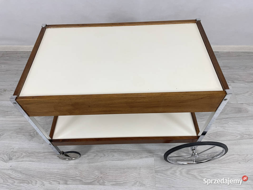 Stolik Barek Design Bauhaus Chrom Art Deco 1960 Łódź sprzedam
