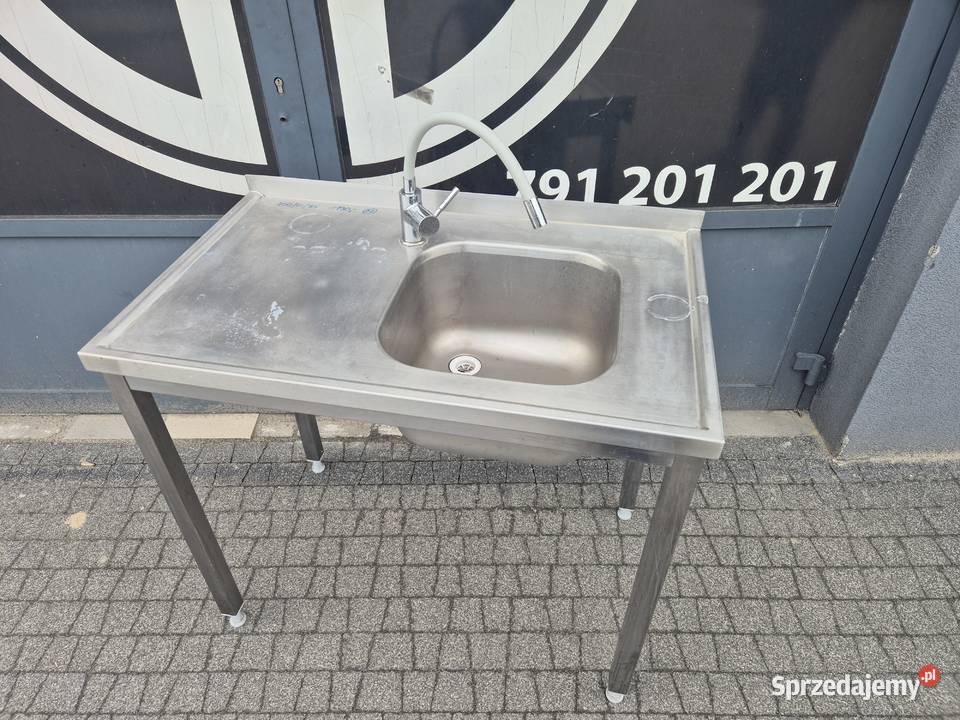 Stół Zlew Jednokomorowy Stal Nierdzewna 1006085 Ostrów Wielkopolski