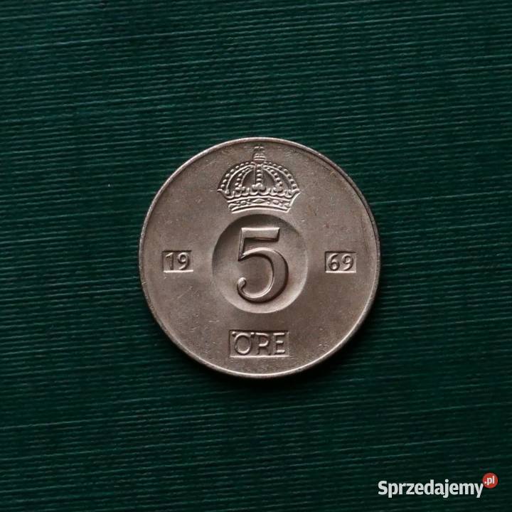 SZWECJA 5 ore 1969r