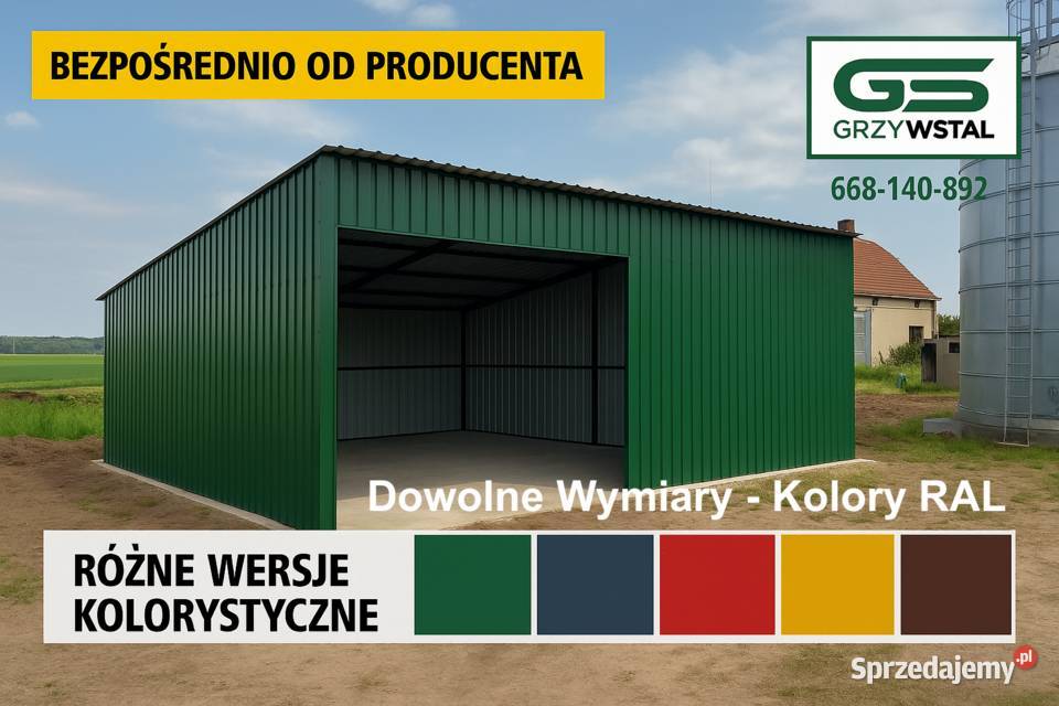 Garaż BlaszanyBlaszakWita 349zł/m2 Włodawa
