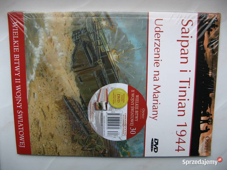 Osprey Saipan i Tinian 1944 książka DVDNowa Poznań