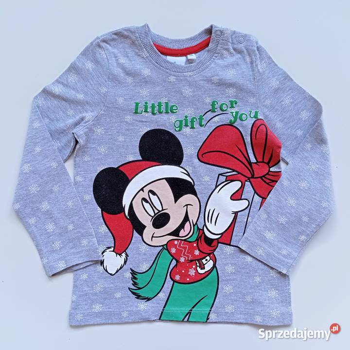 Bluzka świąteczna Boże Narodzenie z Mickey Mouse