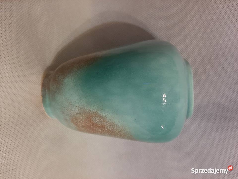 Śliczny ceramiczny wazonik niemiecki sygnowany Inowrocław
