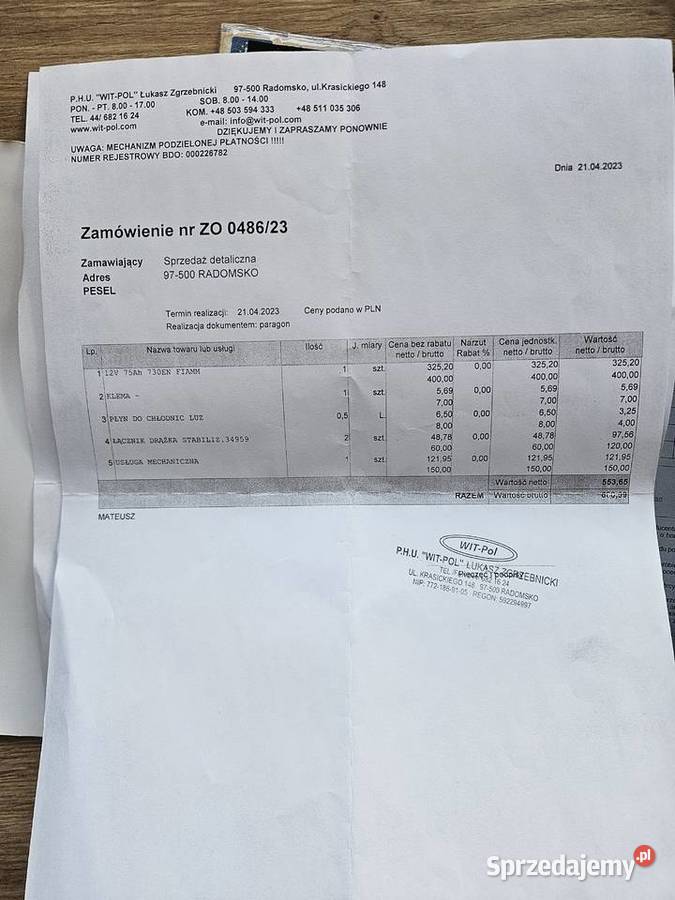 Skoda Octavia 1 20 115 plus LPG wazne oplaty Gomunice