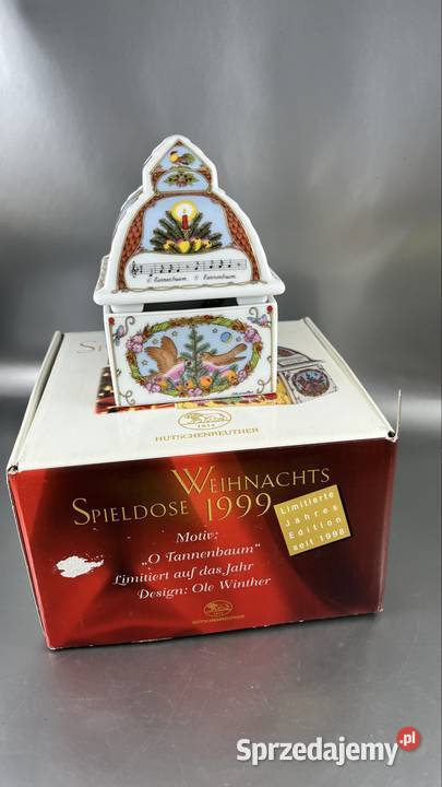 Puzderko pozytywka Hutschenreuther Porcelana i szkło