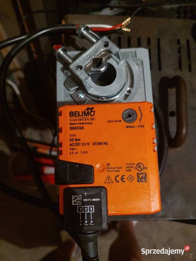 Siłownik do przepustnic powietrza