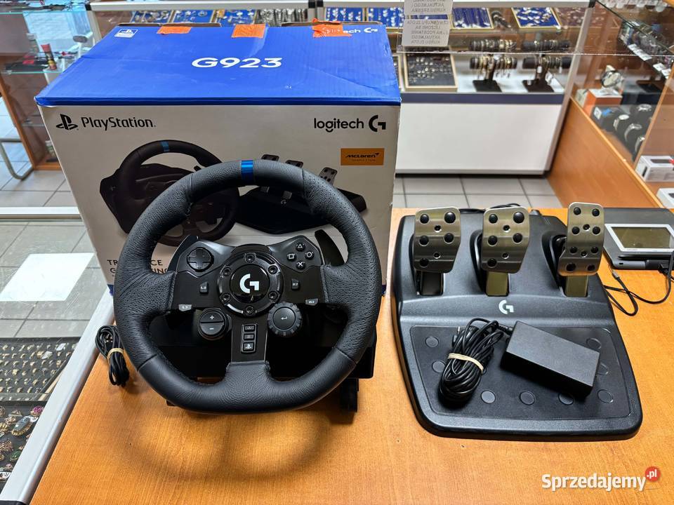 Kierownica Logitech G923 TRUEFORCE 5 4 PC Pedały warmińsko-mazurskie