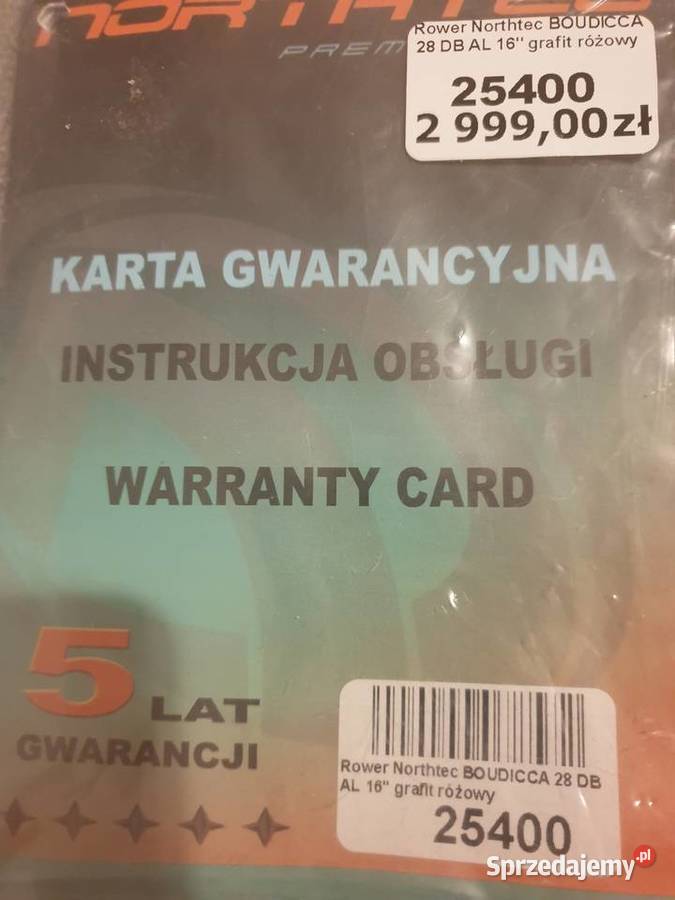 Rower northtec Limanowa sprzedam