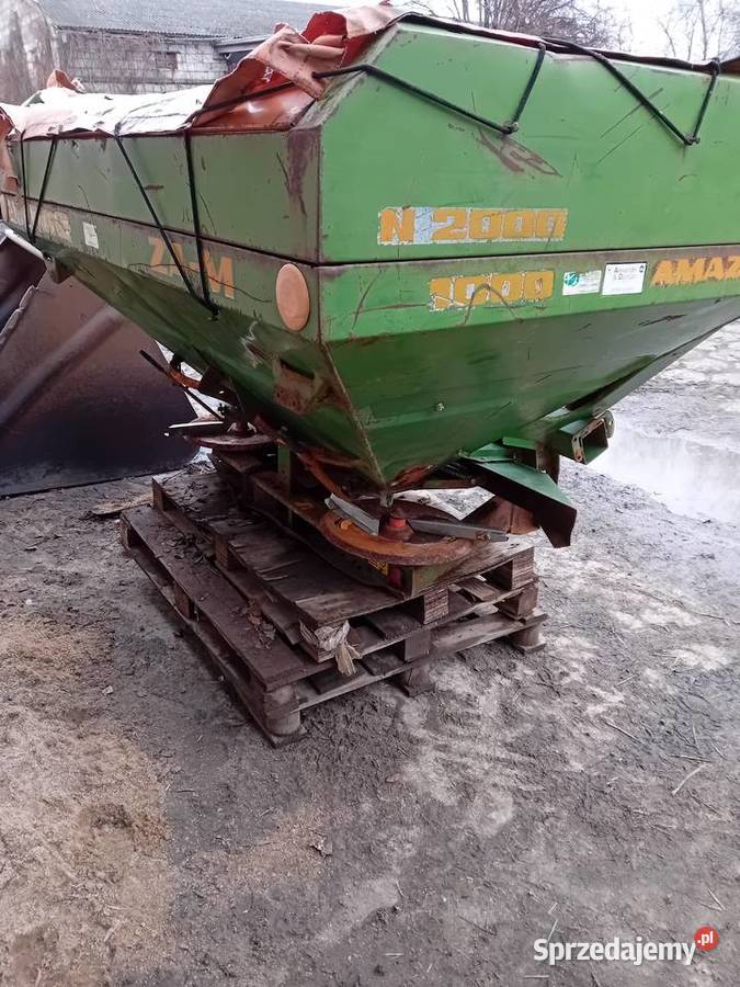 Amazone ZAM rozsiewacz siemka siewnik Starogard Gdański