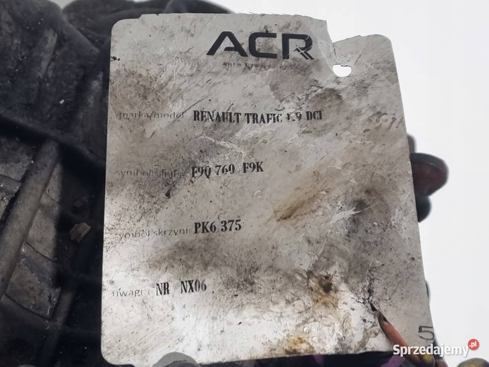 SKRZYNIA BIEGÓW Renault Trafic Opel Vivaro 19 Chełm