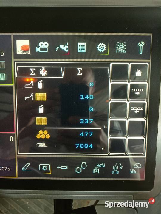 Prasa pasowa zmiennokomorowa Kverneland Kubota mazowieckie Skwierczyn Lacki