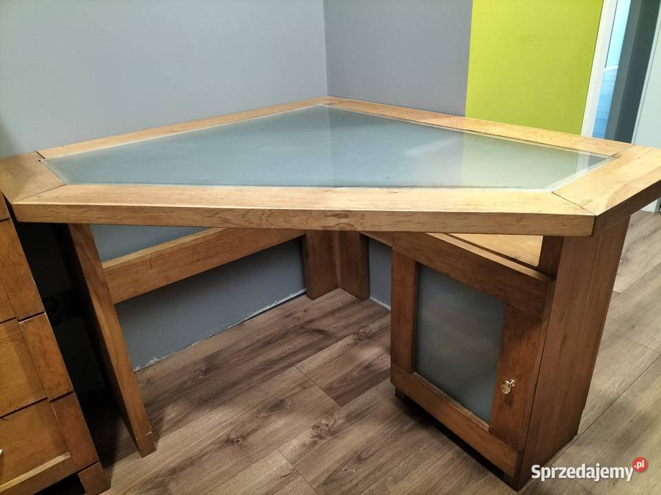 Meble dębowe biurko i komoda Dom i Ogród Mściszewice