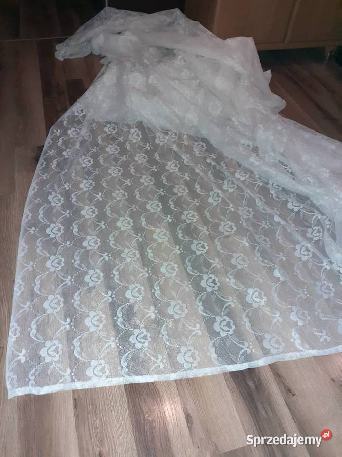 Piękne firanki PRL różne 8 całość żakard Sosnowiec