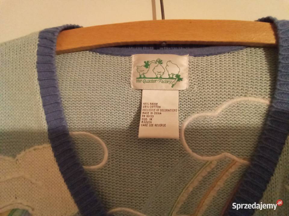 Anielski sweter anioła rozmiar xl Quacker sprzedam