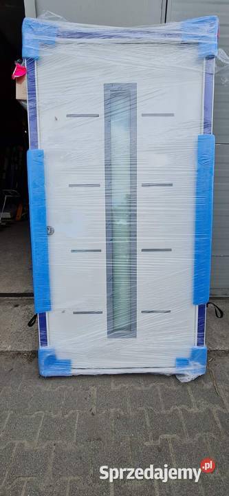 Drzwi zewnętrzne z antabą klamką ocieplaną wielkopolskie Szamotuły