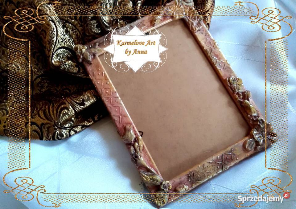Ramki do zdjęć rękodzieło ornamenty wystrój Antyki, Sztuka, Kolekcje Warszawa