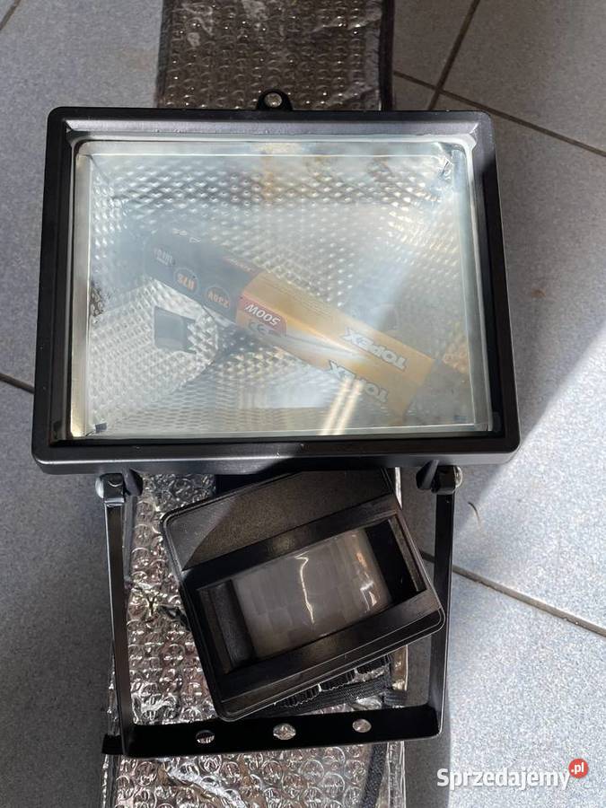 Reflektor halogenowy z sensorem 500W Topex Pozostałe Łazy