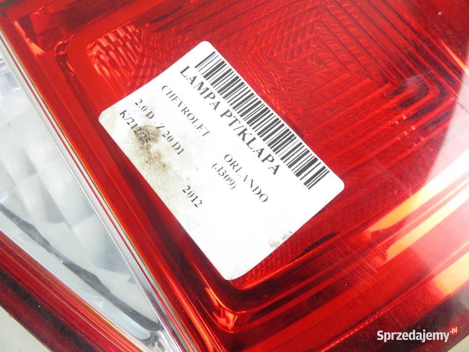 LAMPA PRAWA TYLNA KLAPA CHEVROLET ORLANDO J309