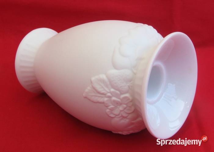 Świecznik porcelana biskwitowa reliefy Koszalin sprzedam