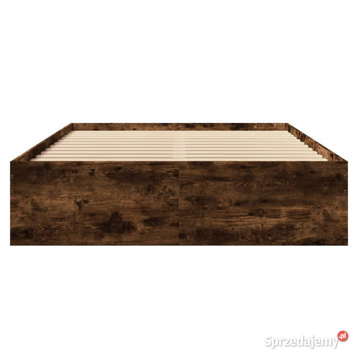 Łóżko bez materaca przydymiony dąb 140x200 mazowieckie Warszawa