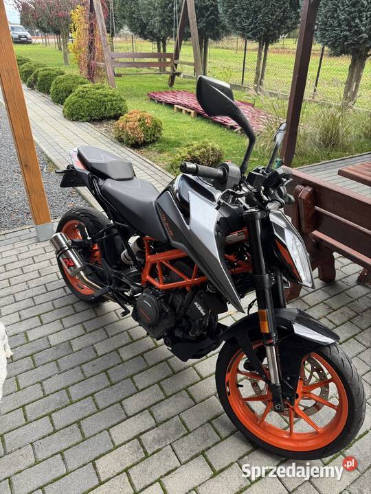 KTM Duke 390z wydechem Dominator
