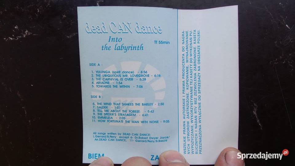Kaseta magnetofonowa Dead can dance Into the podlaskie Siemiatycze