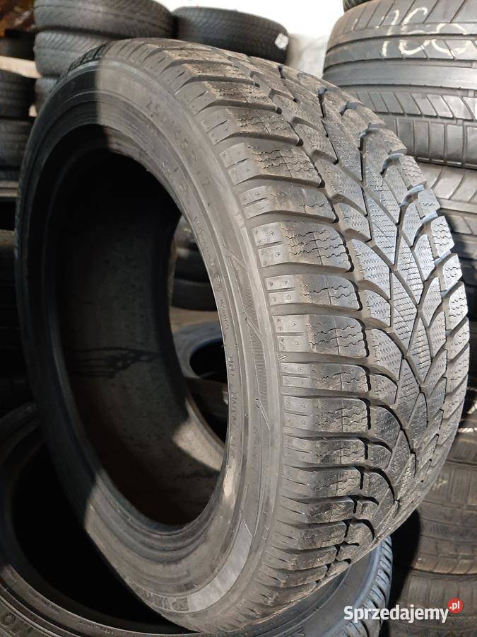 4x Opona UŻYWANA ZIMOWA 25545R17 DUNLOP 119 Zaścianki sprzedam
