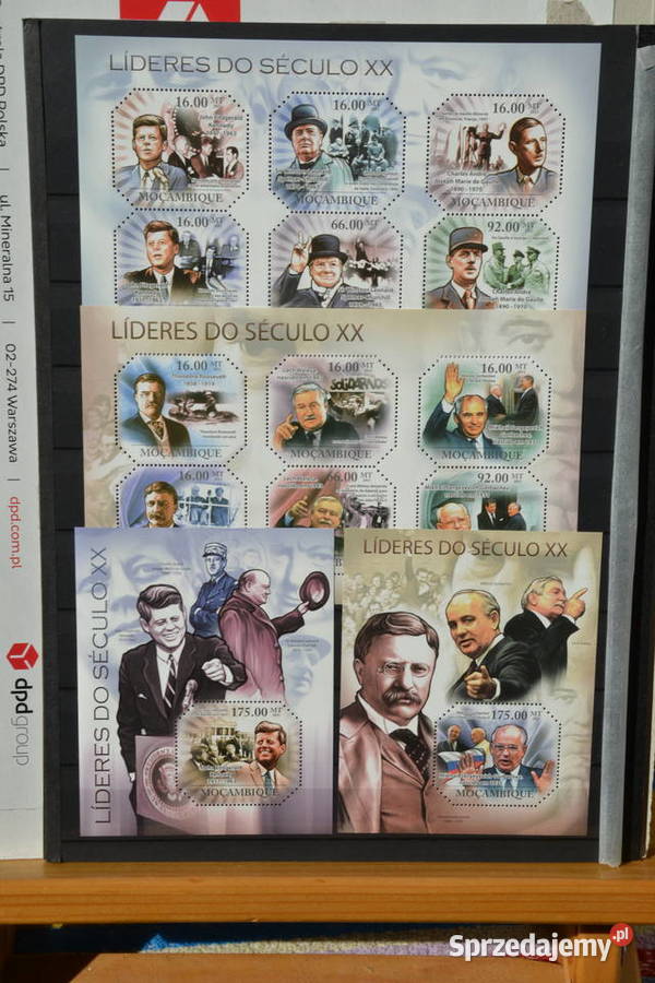 Znaczki Papież Jan Paweł II Mozambik Sobótka