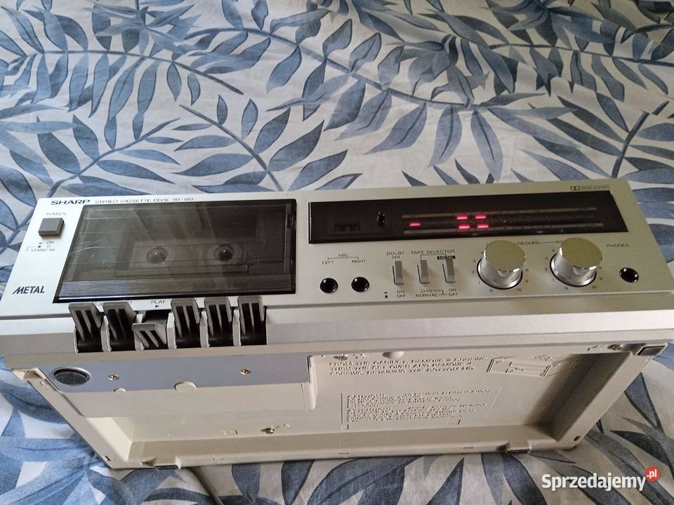 Magnetofon kasetowy Sharp RT100 Stereo Deck Stan Wrocław sprzedam