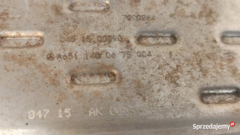 MERCEDES W212 CHŁODNICA SPALIN EGR A6511420467