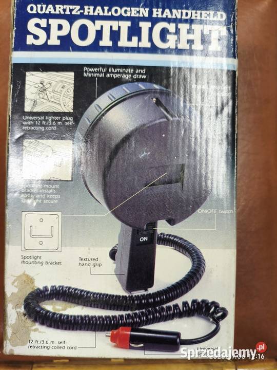 Mocny Szperacz Halogenowy 12V QuartzHalogen Lublin sprzedam
