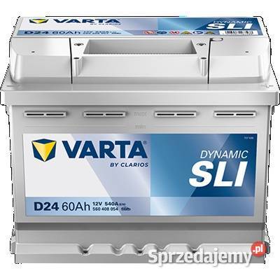 Akumulator 60Ah 540A EN VARTA Dynamic D24 osobowe świętokrzyskie Ostrowiec Świętokrzyski