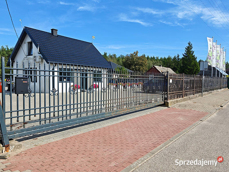 Brama wjazdowa z ogrodzeniem Bramy Wincenta