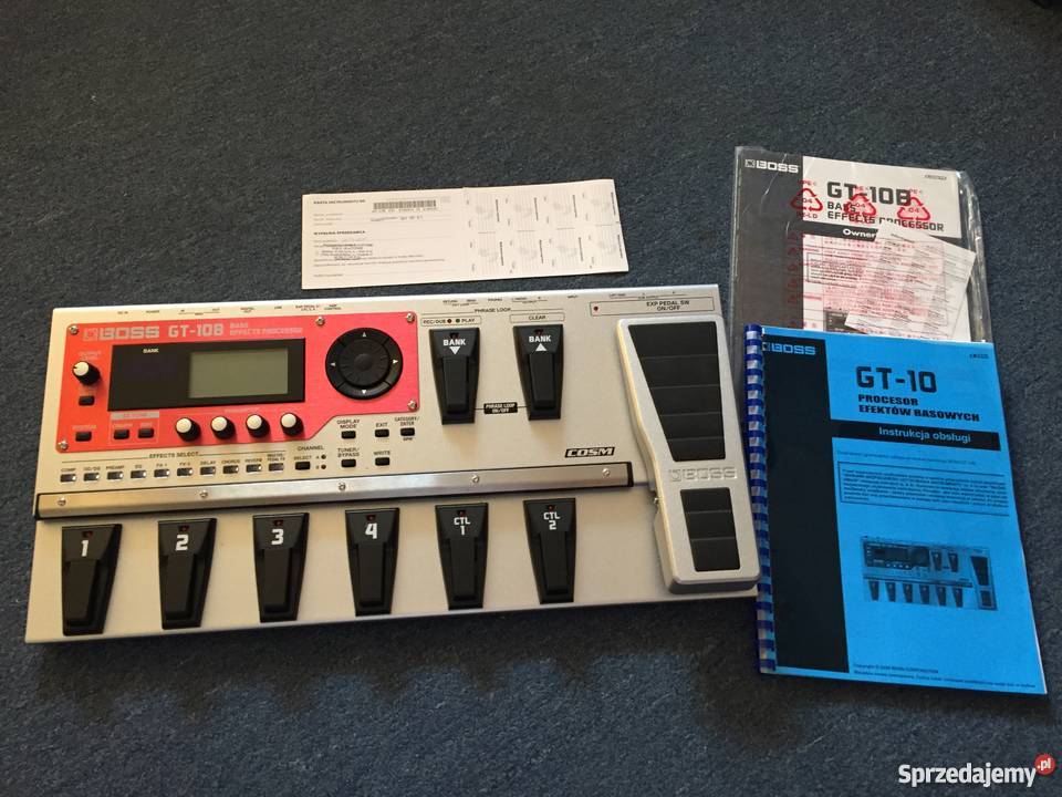 Multiefekt basowy BOSS GT10B Sprzęt estradowy, studyjny i DJ-ski Wrocław