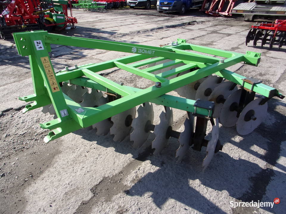 Brona talerzowa 2walcowe Pavo 21m BOMET w łódzkie Opoczno sprzedam