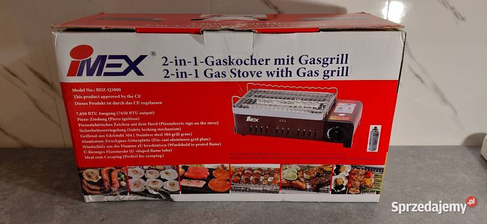 Kuchenka i Grill Gazowy 2w1 IMEX BDZQ3000 Kutno