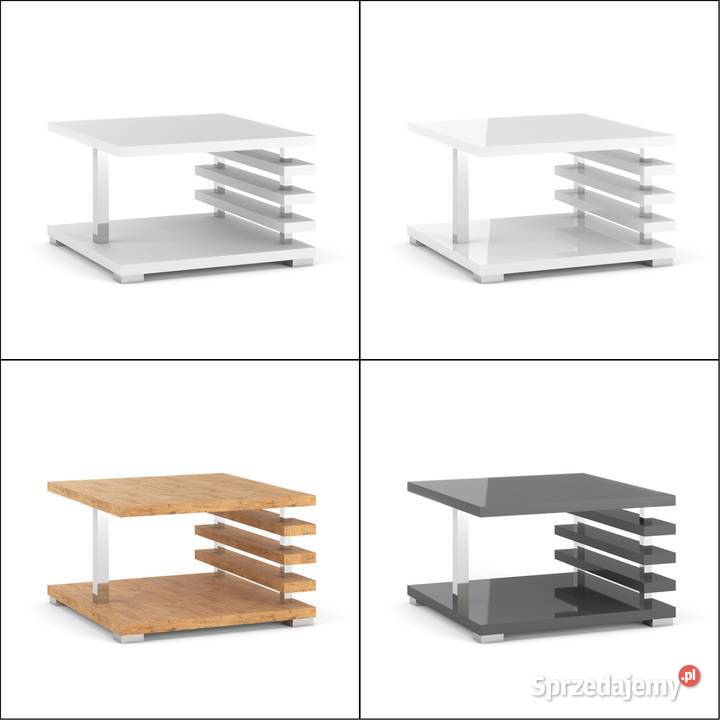 Stolik Kawowy Drewniany Nosto 60 Nowoczesny Do warmińsko-mazurskie