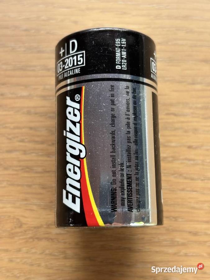 Bateria alkaliczna Energizer R20 15V 2 do Bytom sprzedam
