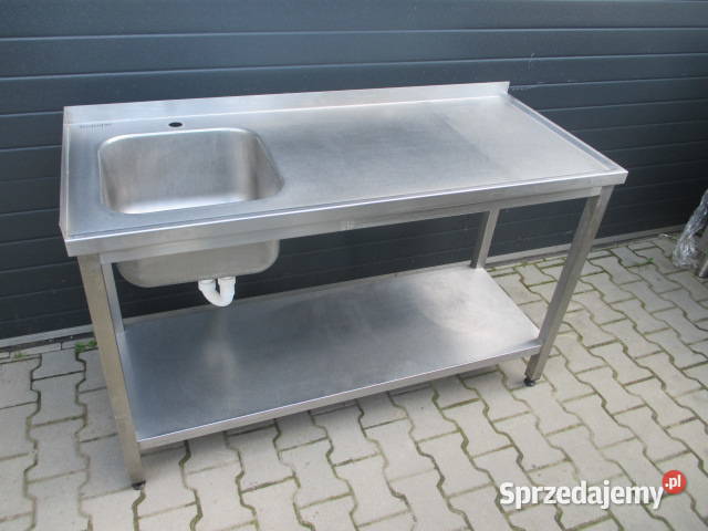 ZLEW GASTRONOMICZNY 1 KOMOROWY Z PÓŁKĄ 1406085 sprzedam