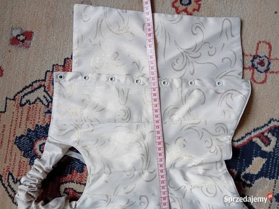 złotymi akcentami2 częściowa suknia w super sprzedam