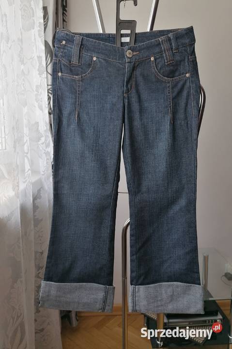 DAMSKIE SPODNIE JEANSOWE 34 PROMODR38 niebieski Łódź