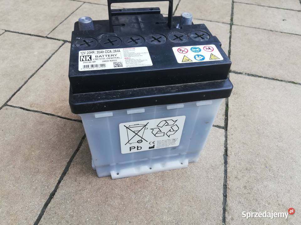 Akumulator TOYOTA 12v 35Ah cca 264A małopolskie Narama sprzedam