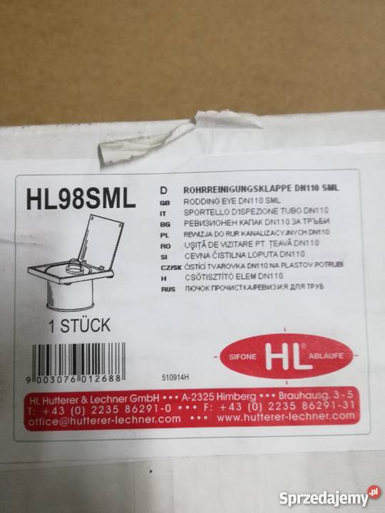 Rewizja HL98SML DN110 HL98SML HL
