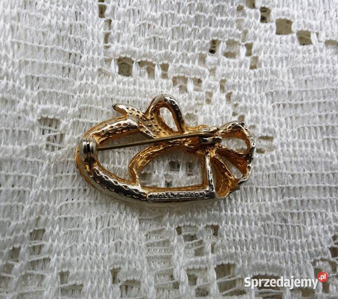 Stara angielska broszka wesoła HOLLYWOOD Ochojno sprzedam