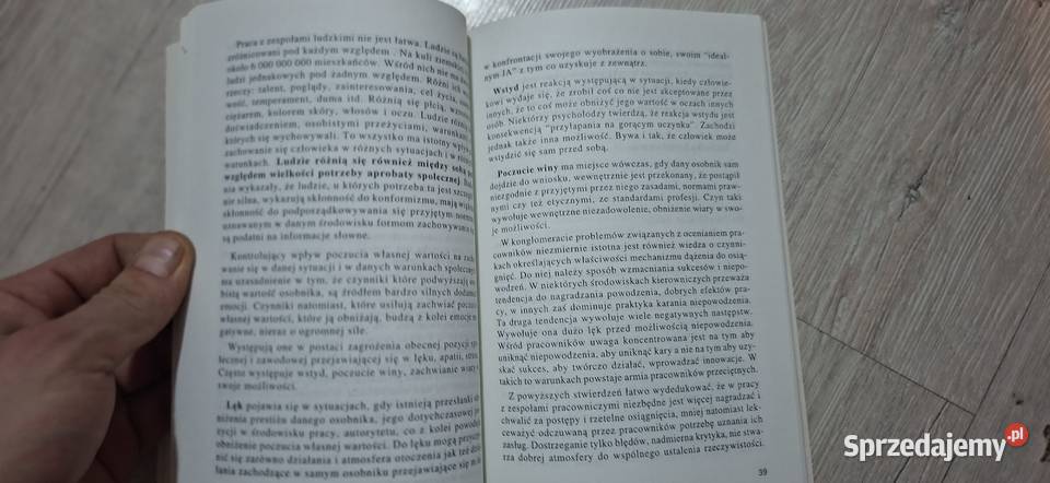 rzadka psychologiczna monografia 1 wydanie 1995 Łęczyca