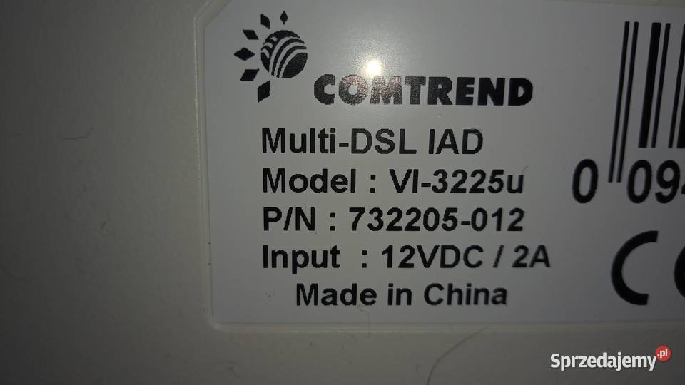 Router Comtrend MultiDSL IAD VI3225u router