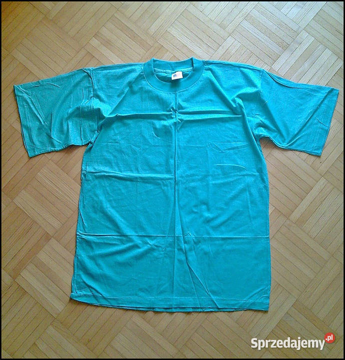 Tshirt męski XL Wzrost 182 turkusowy Okazja 30 Warszawa sprzedam